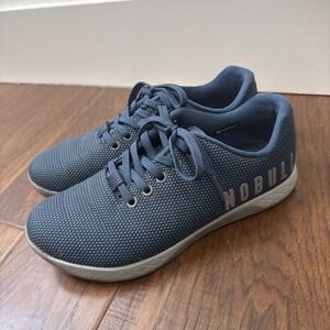 NoBull Outwork Training Weight Lift Shoe Sneakers Women's 9 Blue Low Impact Gym